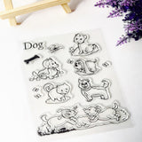 Maxbell Clear Silicone Rubber Stamp for DIY Scrapbook Album Card Making Dog
