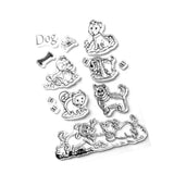 Maxbell Clear Silicone Rubber Stamp for DIY Scrapbook Album Card Making Dog
