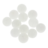 Maxbell 12Pcs Round Luminous Stone Beads Fishing Lures Jewelry Findings Multi