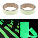 Maxbell 2.5cm Anti Collid Luminouse Tape Warning Tape Glow Arrow Stickers 2.5x200cm