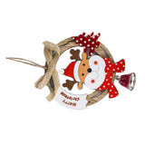 Maxbell 1 Pack Christmas Tree Bell Pendant Christmas Closet Wooden Decor Elk