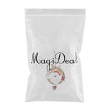 Maxbell 1 Pack Christmas Tree Bell Pendant Christmas Closet Wooden Decor Santa Claus