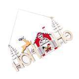 Maxbell Wooden Christmas Decoration Holiday Party Home Hanging Ornament Snowman