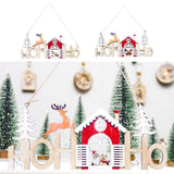 Maxbell Wooden Christmas Decoration Holiday Party Home Hanging Ornament Snowman