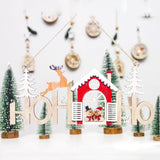 Maxbell Wooden Christmas Decoration Holiday Party Home Hanging Ornament Snowman