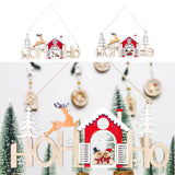 Maxbell Wooden Christmas Decoration Holiday Party Home Hanging Ornament Snowman