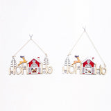 Maxbell Wooden Christmas Decoration Holiday Party Home Hanging Ornament Snowman