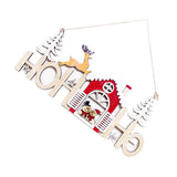 Maxbell Wooden Christmas Decoration Holiday Party Home Hanging Ornament Snowman