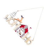 Maxbell Wooden Christmas Decoration Holiday Party Home Hanging Ornament Santa Clause