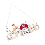 Maxbell Wooden Christmas Decoration Holiday Party Home Hanging Ornament Santa Clause