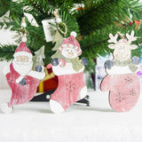Maxbell Wooden Christmas Tree Ornaments Decoration Craft 150x75mm Christmas stocking