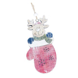 Maxbell Wooden Christmas Tree Ornaments Decoration Craft 150x75mm Christmas gloves
