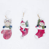 Maxbell Wooden Christmas Tree Ornaments Decoration Craft 150x75mm Christmas gloves