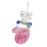 Maxbell Wooden Christmas Tree Ornaments Decoration Craft 150x75mm Christmas gloves