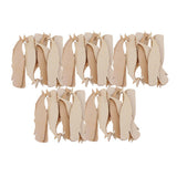 Maxbell 50 Piece Dolphin Forms Wood Slices Wood Slices Embellishments Wood Pieces For DIY Craft Decorating Scrapbooking