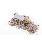 Maxbell 50 Pieces Unfinished Wood Vehicle Shape Wooden Pieces Embellishments 60x30mm