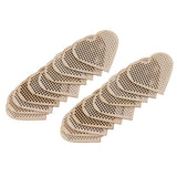 Maxbell 20 Piece Natural Multi-hole Wooden Pendant Cross Stitch Board 70x75mm heart