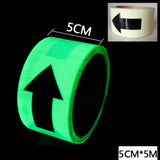 Maxbell Glow In The Dark Tape Adhesive Luminous Warning Sticker Roll straight mark
