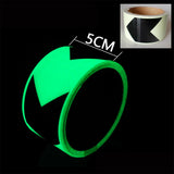Maxbell Glow In The Dark Tape Adhesive Luminous Warning Sticker Roll straight mark