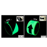 Maxbell Glow In The Dark Tape Adhesive Luminous Warning Sticker Roll straight mark
