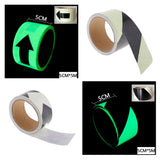 Maxbell Glow In The Dark Tape Adhesive Luminous Warning Sticker Roll straight mark