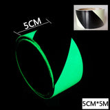 Maxbell Glow In The Dark Tape Adhesive Luminous Warning Sticker Roll cross grain