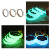 Maxbell Glow In The Dark Tape Self Adhesive Luminous Saftey Sticker Roll blue