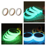 Maxbell Glow In The Dark Tape Self Adhesive Luminous Saftey Sticker Roll blue