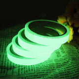 Maxbell 1 Roll 5m Luminous Tape Glow in the Dark Fluorescent Tape Sticker Blue