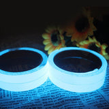 Maxbell 1 Roll 5m Luminous Tape Glow in the Dark Fluorescent Tape Sticker Blue