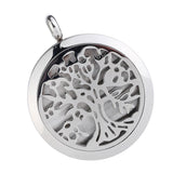 Maxbell Stainless Steel Hollow Round Photo Frame Charms Pendants Simple