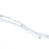 Maxbell 10 Meters Pearl Beads Sheer Lace Trim Ribbon for DIY Wedding Decoration Grey