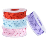 Maxbell 15 Meters Polyester Ribbon Trim Christmas Gift Wrapping Wedding Decor Pink