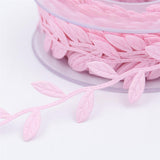 Maxbell 15 Meters Polyester Ribbon Trim Christmas Gift Wrapping Wedding Decor Pink