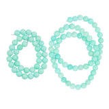Maxbell 1 Strand of 15inch Natural Blue Amazonite Loose Gemstone Round Beads 10mm