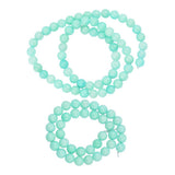 Maxbell 1 Strand of 15inch Natural Blue Amazonite Loose Gemstone Round Beads 10mm
