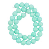 Maxbell 1 Strand of 15inch Natural Blue Amazonite Loose Gemstone Round Beads 10mm