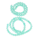 Maxbell 1 Strand of 15inch Natural Blue Amazonite Loose Gemstone Round Beads 10mm