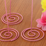 Max 6 Pack Tall Table Number Cards Photo Holder Paper Menu Clips, (Pink) Round