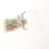 Max 50 Pieces Colorful Metal Bone Shape Paper Clips Office Bookmarks Stationery