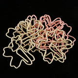 Max 12x Sakura Shape Paper Clip Creative Metal Bookmark Office School Stationery