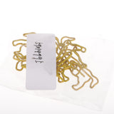 Max 8 Pieces Gold Metal Horse Shape Paper Clips Office Bookmarks Stationery