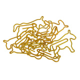 Max 8 Pieces Gold Metal Horse Shape Paper Clips Office Bookmarks Stationery