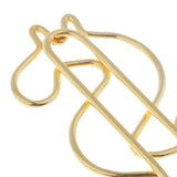 Max 8 Pcs Metal Metal Paper Clip Hand Account Bookmark Stationery Dollar Sign