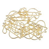 Max 8 Pcs Metal Metal Paper Clip Hand Account Bookmark Stationery Dollar Sign