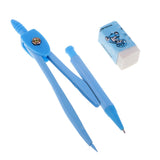 Max Compass Geometry Kit Math Set 7 Pcs for Students with Plastic Carrying Case