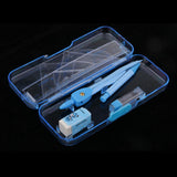Max Compass Geometry Kit Math Set 7 Pcs for Students with Plastic Carrying Case