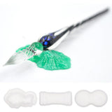 Maxbell Silicone Dip Pen Holder Mold Mould for Resin Casting Craft Mountain Design
