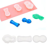 Maxbell Silicone Dip Pen Holder Mold Mould for Resin Casting Craft Mountain Design
