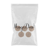 Maxbell 5 Piece Jute Cord Rope Charms Necklace Earrings Pendants Brown Round 38x7mm
